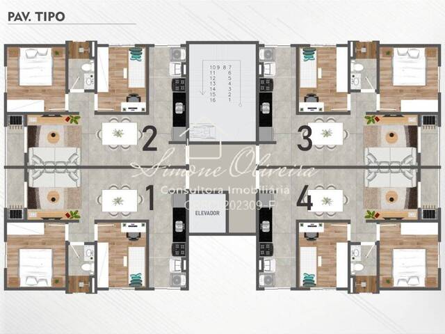 #AP262 - Apartamento para Venda em Tremembé - SP - 3